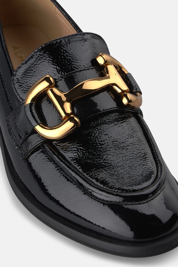 Alma en Pena Mocassim de pele Preto