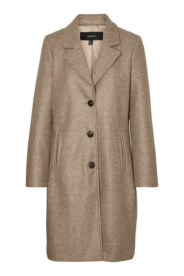 Vero Moda Abrigo de paño Marrón