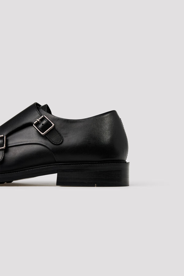 Cortefiel Two buckle dress shoe Black