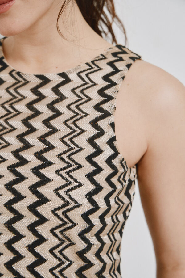Vero Moda Vestido comprido sem mangas Preto