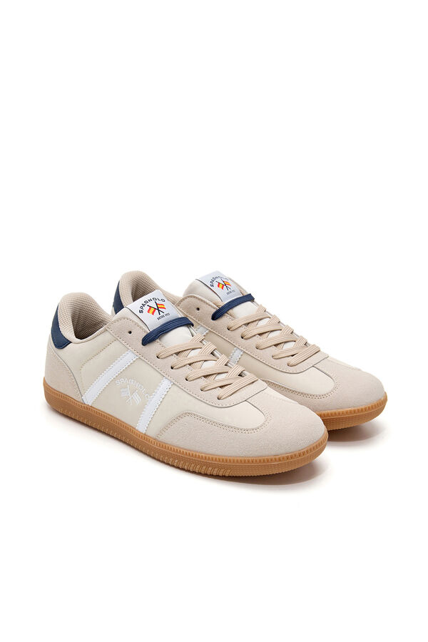 Spagnolo Sapatilhas casuais de lazer Ecru