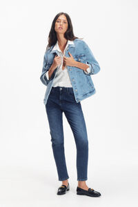 Cortefiel Jeans Mom Azul