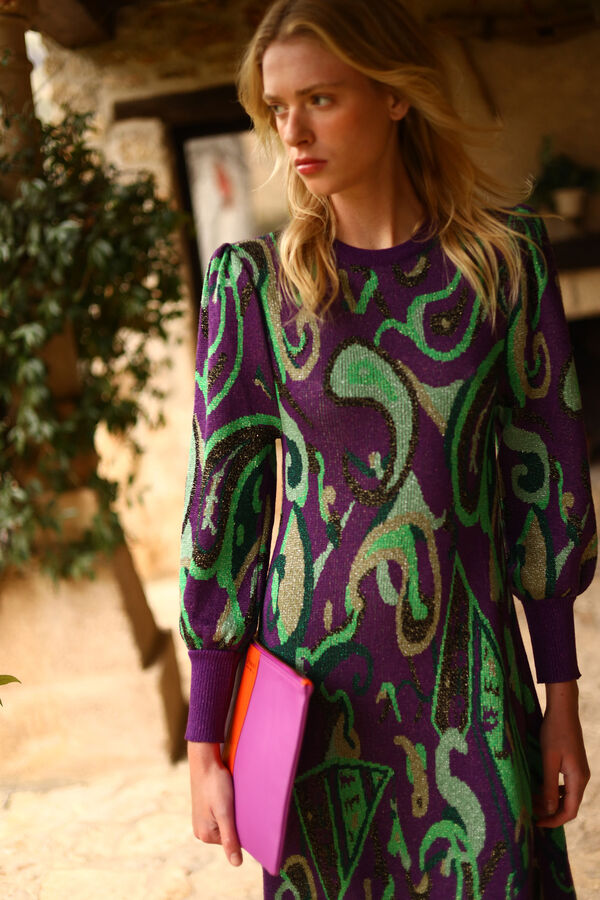 Panambi Vestido Ceilão Roxo