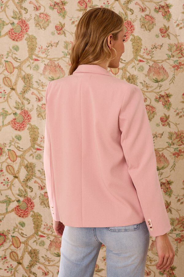 Pol&iacute;n Et Moi Blazer com aba Norma Subiu