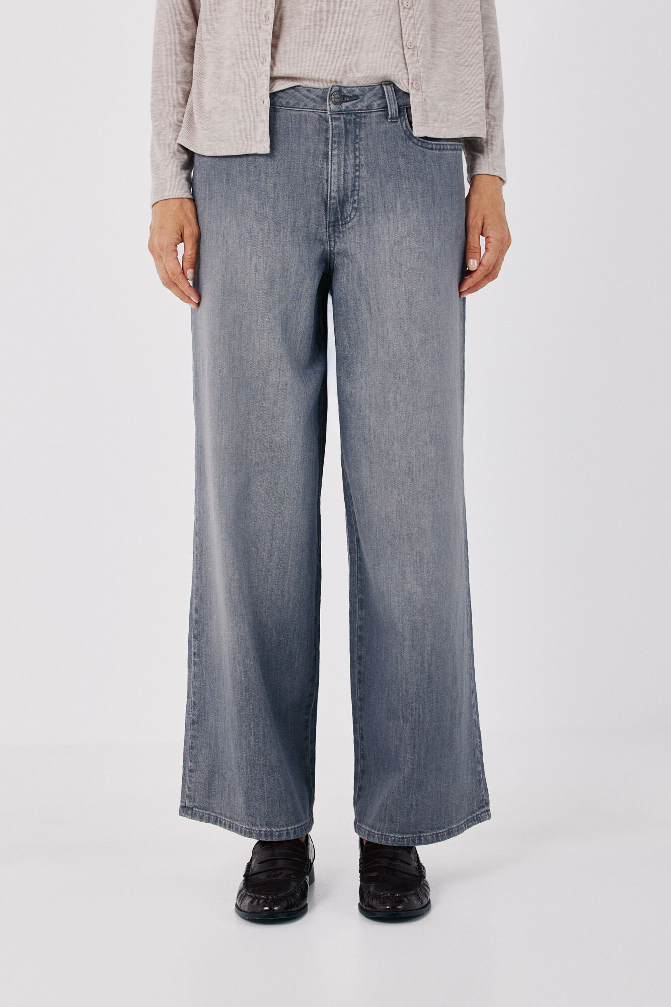 Cortefiel Long palazzo jeans