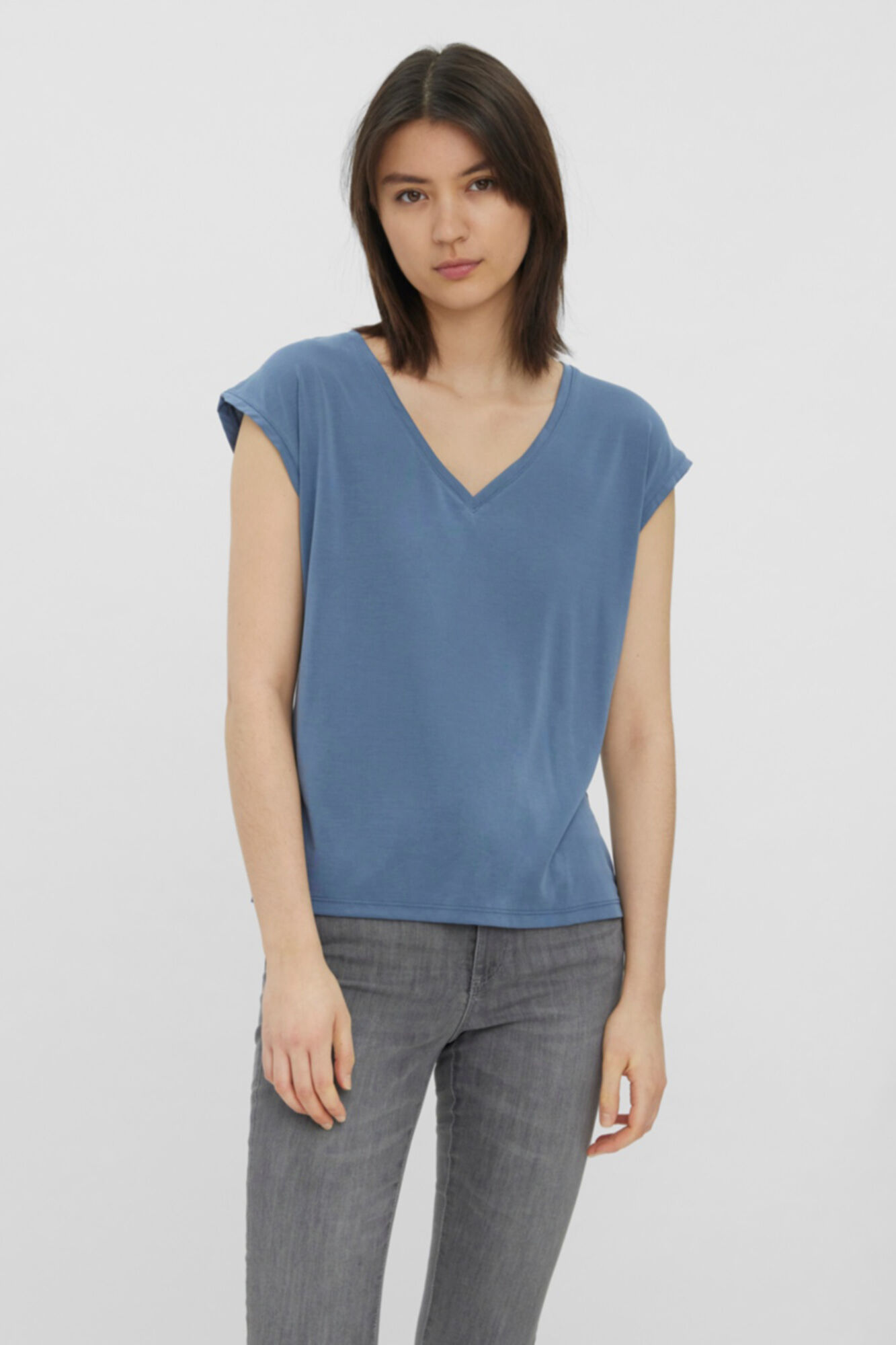 Camiseta fluida mujer deals