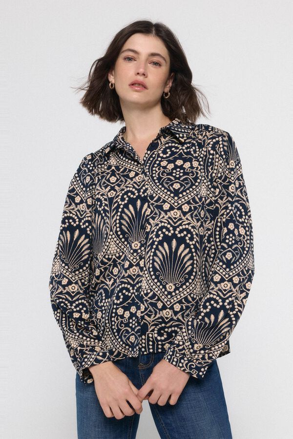 Vero Moda Camisa estampada Azul