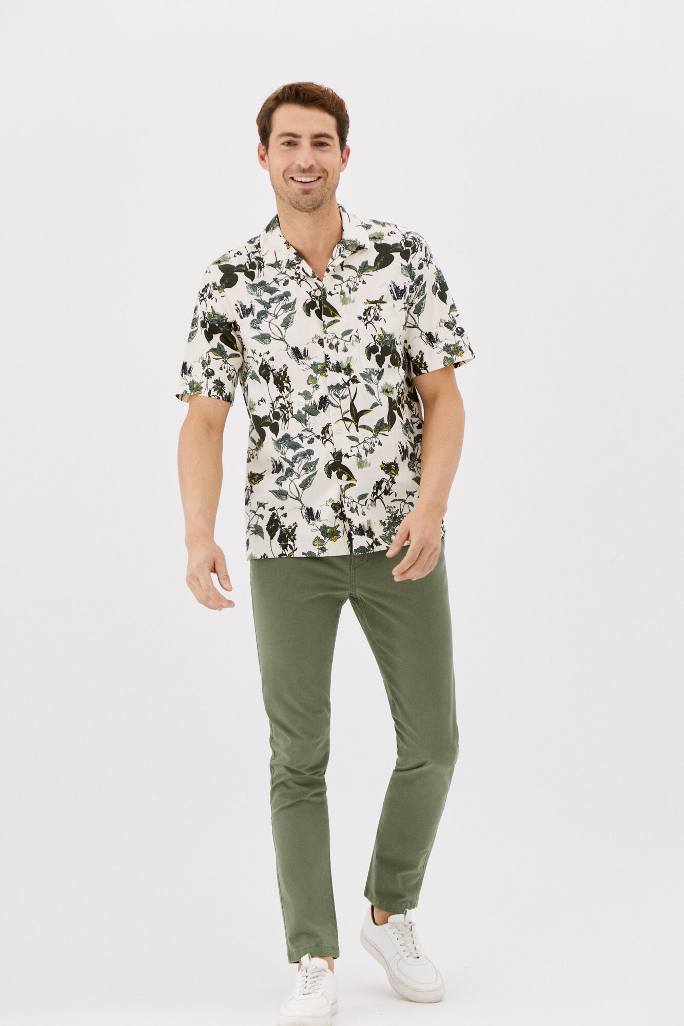 Camisas manga corta hombre cortefiel 2025