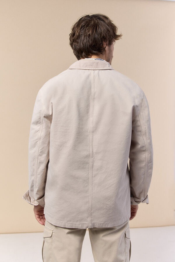OOTO Casaco worker Ecru