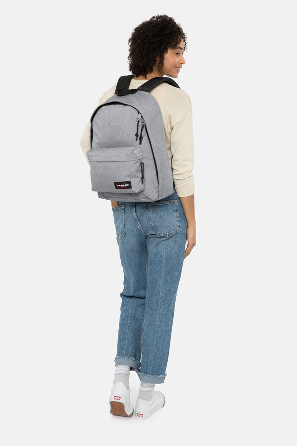 Cortefiel Backpack with padded laptop cover Grey