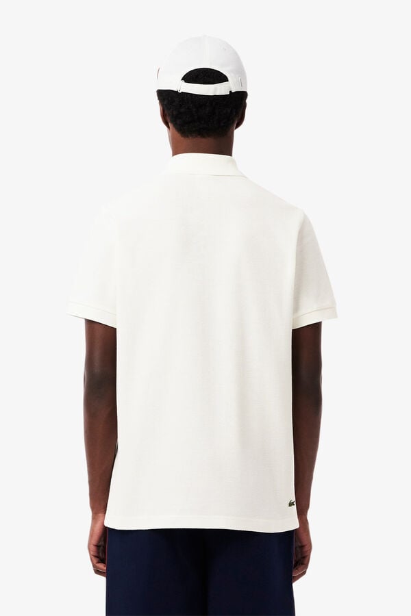 Lacoste Polo de manga curta Ecru