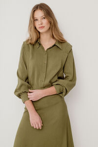 Vila Blusa manga comprida estampada