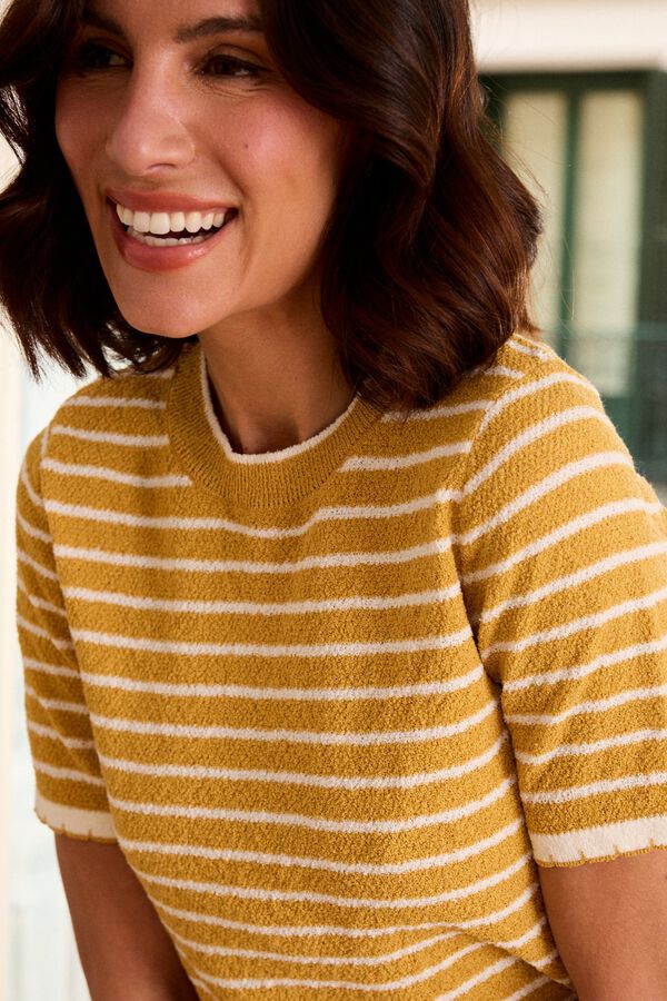 Pol&iacute;n Et Moi Camisola de malha Bruna Dourado