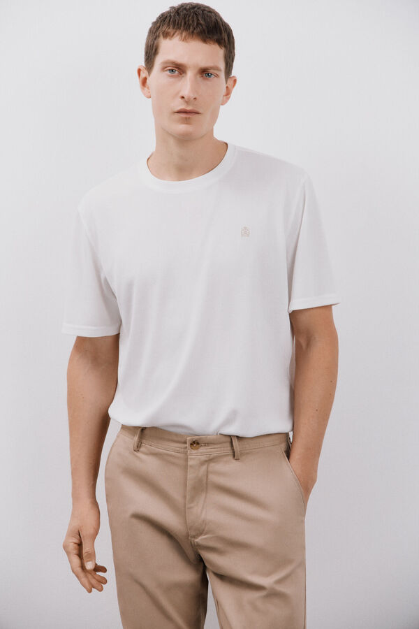 Cortefiel Coolmax® T-shirt White