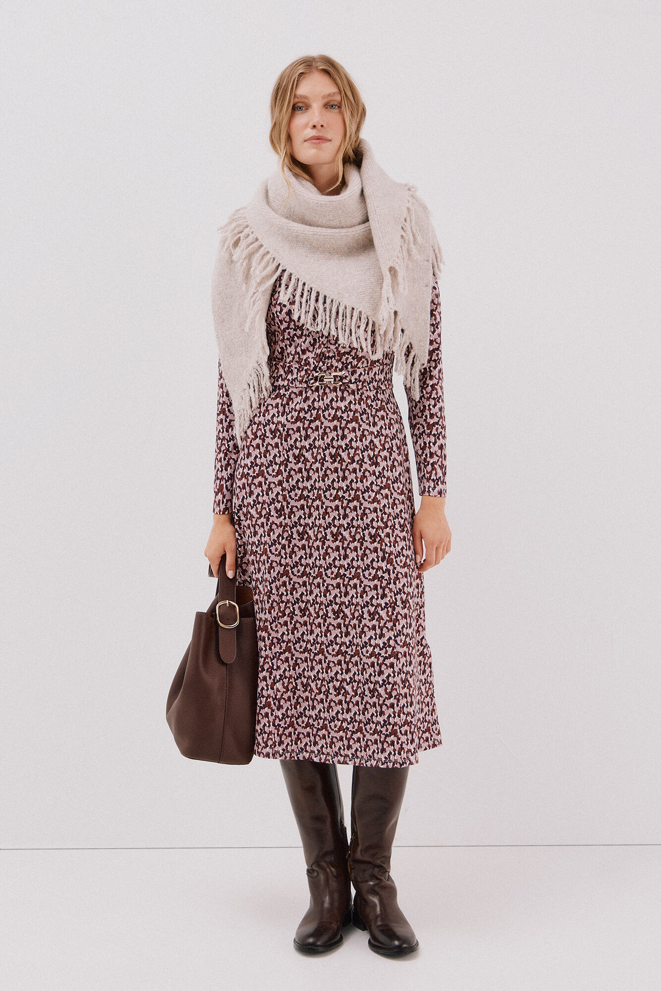 Cortefiel Belted dress