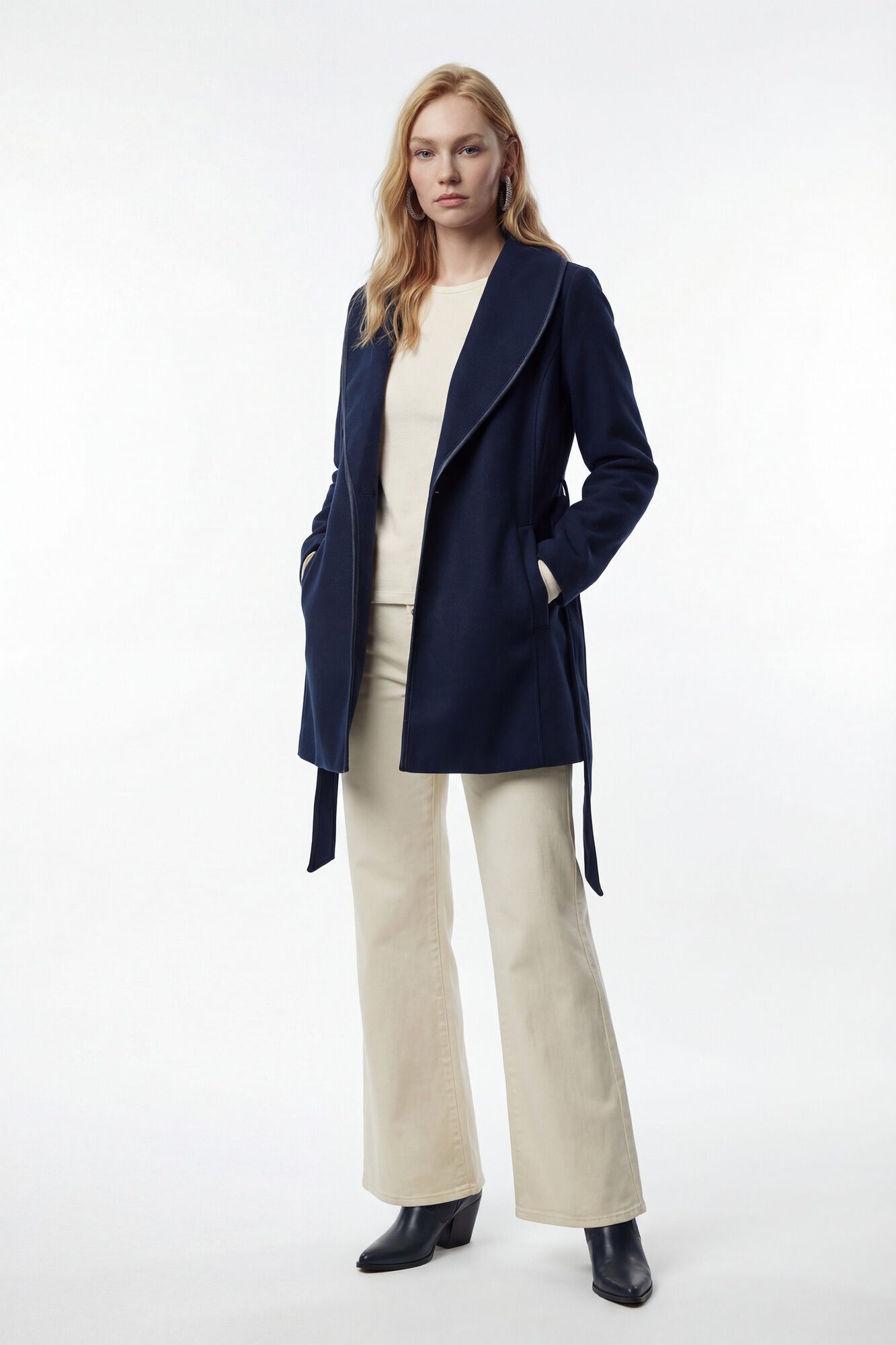 Vero Moda Sobretudo curto de pano