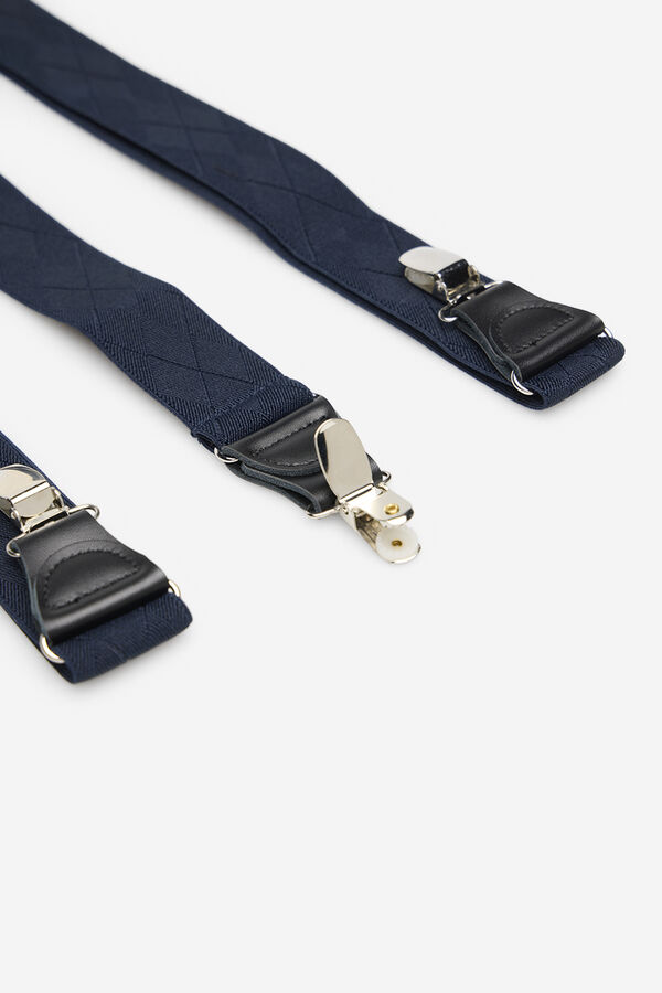 Cortefiel Elastic herringbone strap Navy