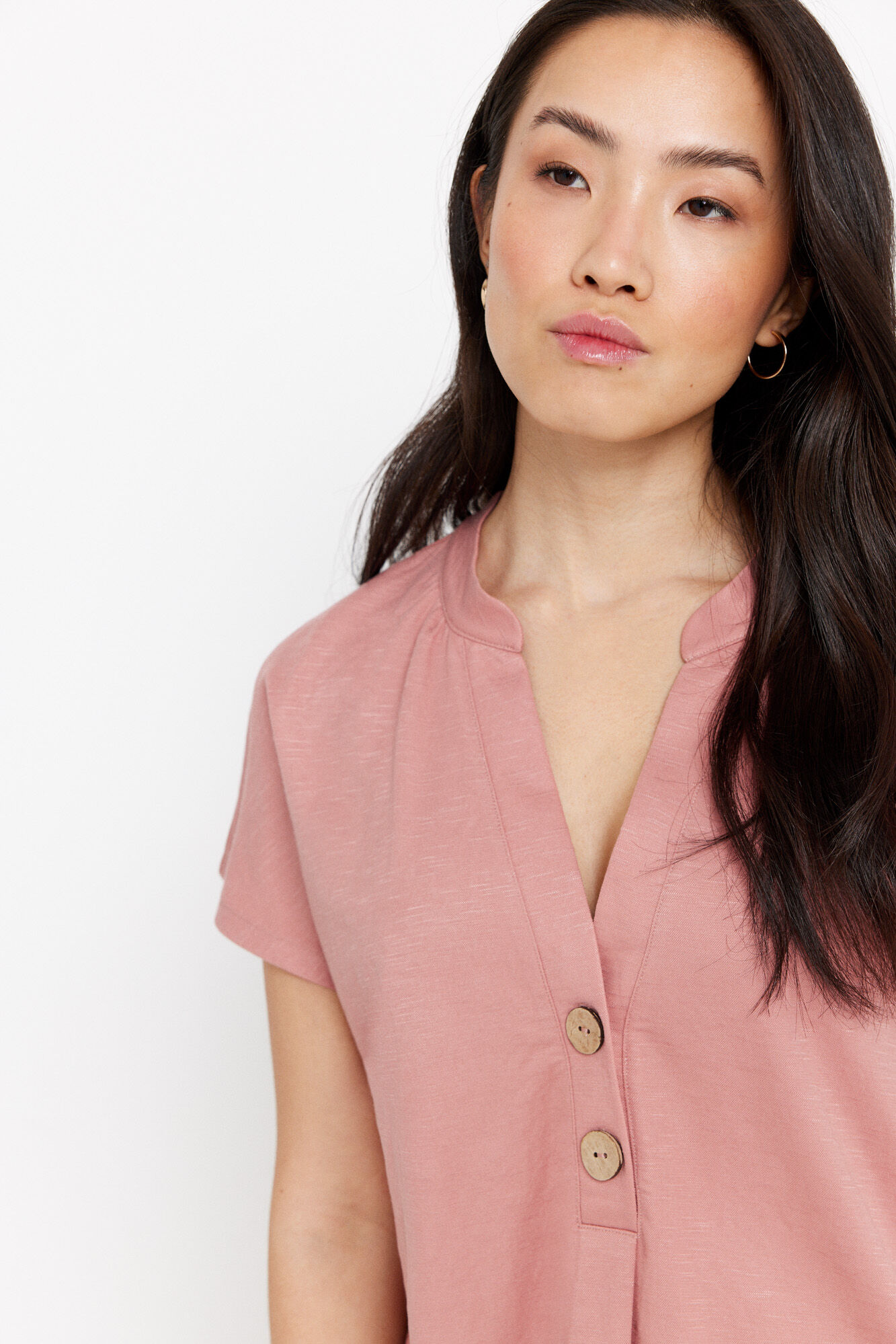 Cortefiel Blouse with dropped sleeves