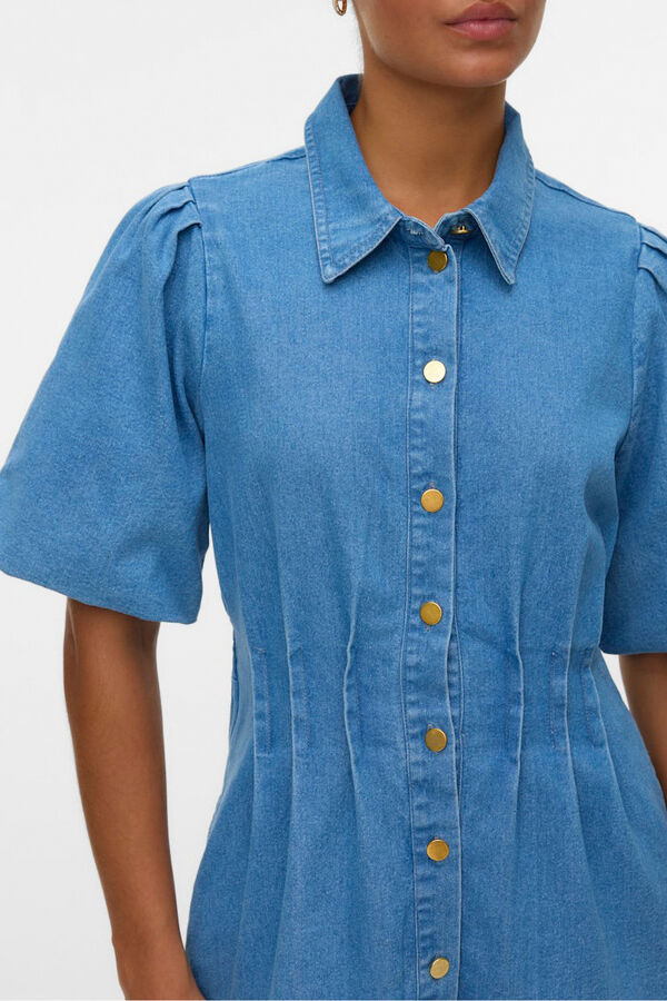 Vero Moda Vestido curto de algodão  Azul