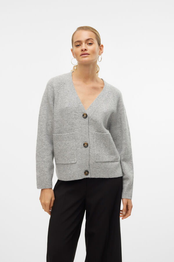 Vero Moda Cardigan with pockets Grey