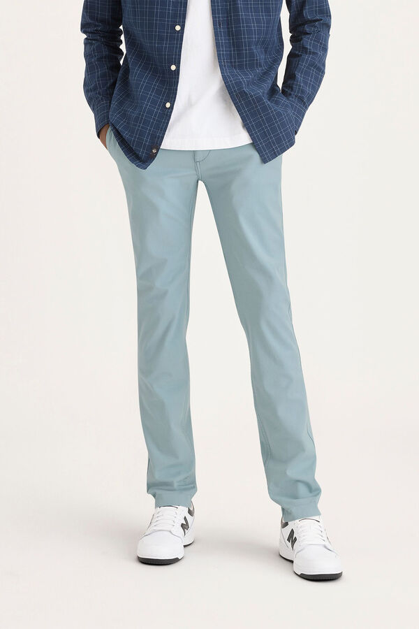 Dockers Calças calças chino multielásticas Azul