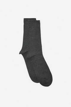 Cortefiel Polka-dot breathable socks Grey