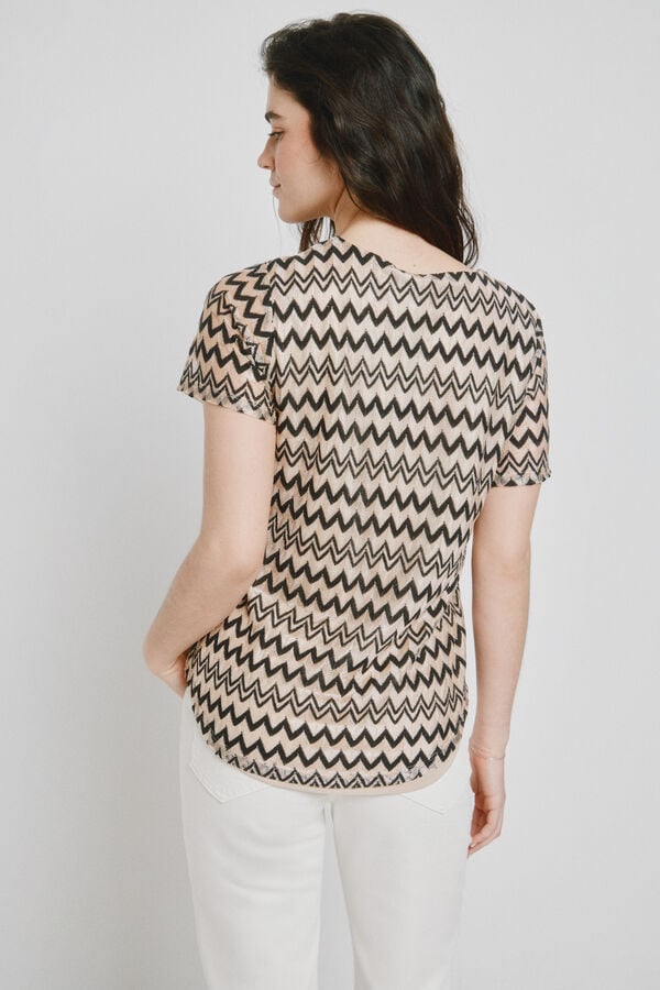 Vero Moda Top de manga curta Preto