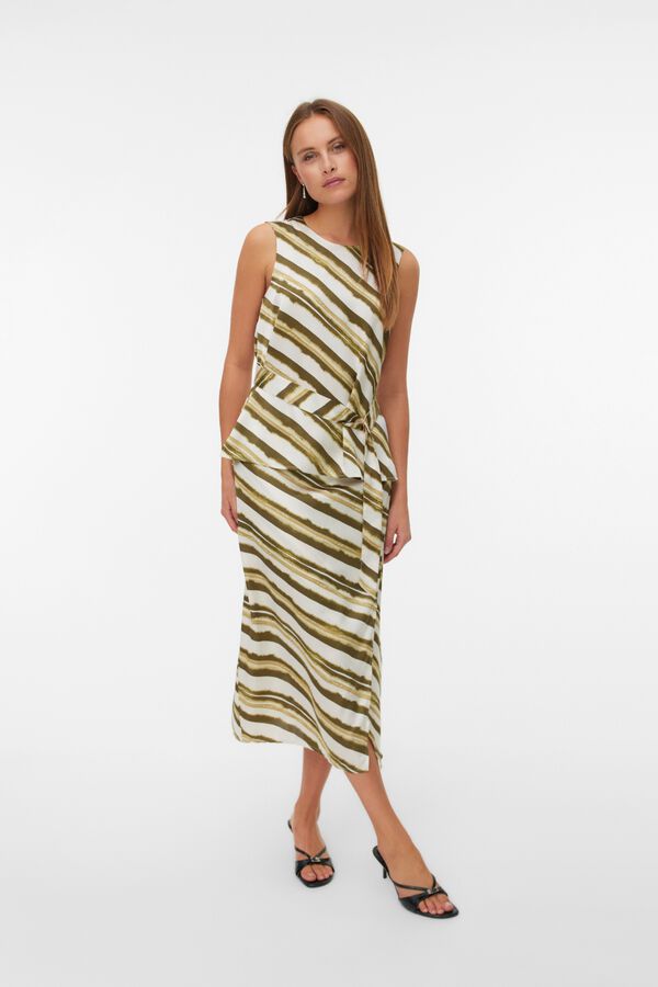 Vero Moda Top sem mangas cinto ajust&aacute;vel Verde