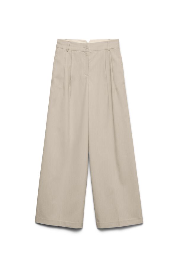 Vero Moda Tailored long trousers Beige