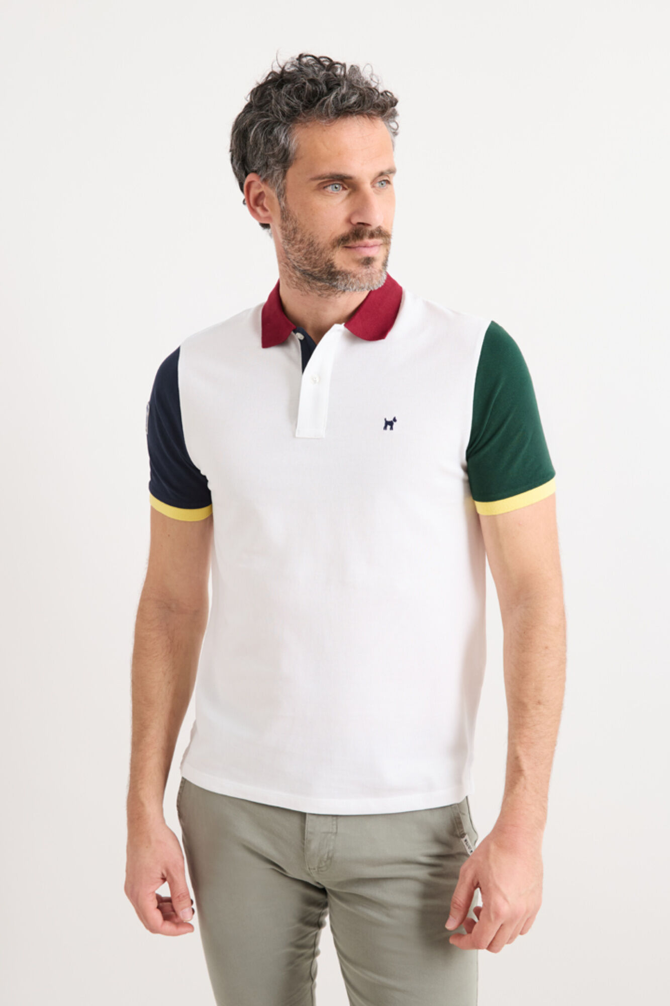 Williot Tricolour polo shirt