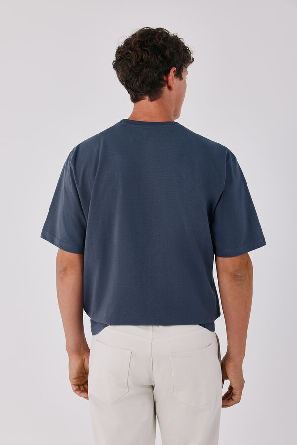 Cortefiel Basic T-shirt Dark grey
