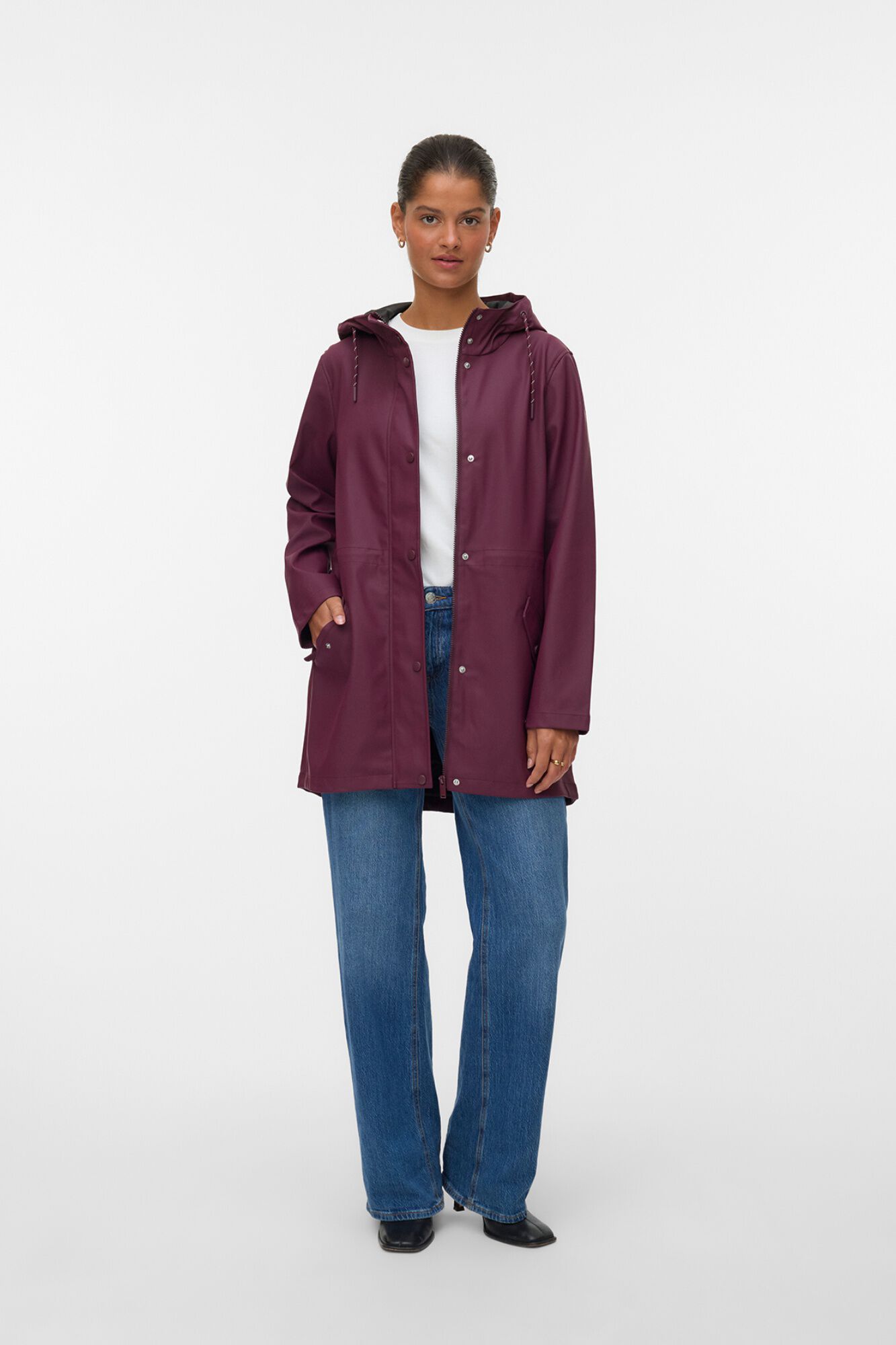 Vero Moda Adjustable hood raincoat