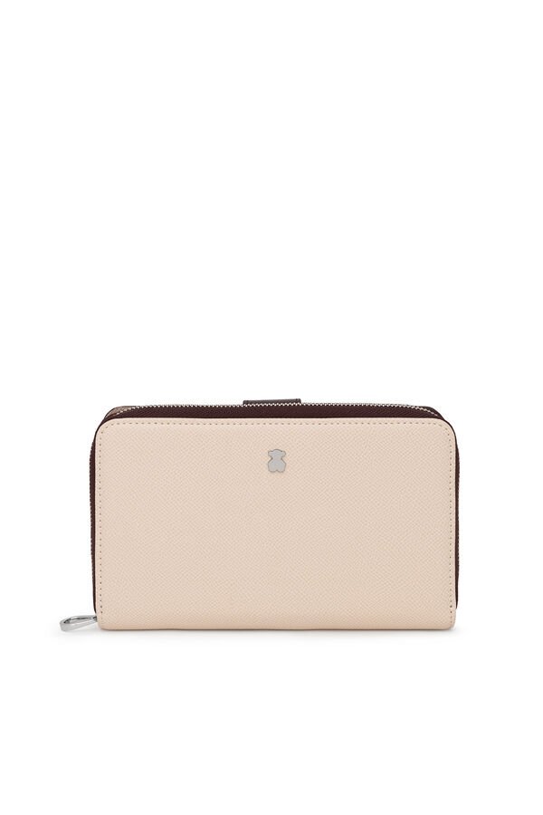 New Dubai Saffiano beige wallet | Women\'s accessories | Cortefiel
