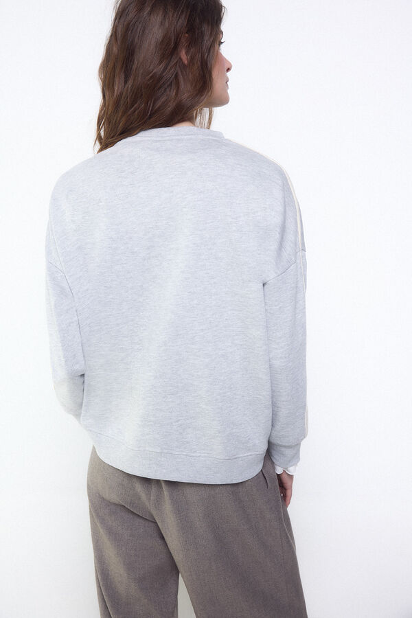 Slowlove Sudadera slowlove oversize Grey