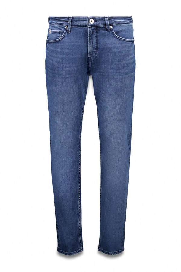 Cortefiel Slim fit jeans Blue
