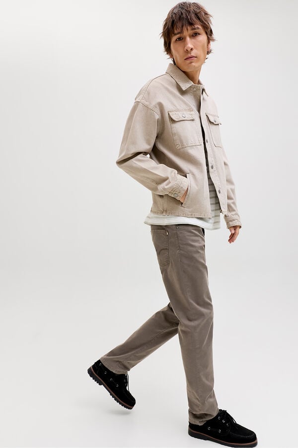 Jack & Jones Cal&ccedil;as b&aacute;sicas regulares Castanho