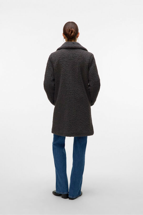 Vero Moda Sobretudo de borrego  Cinzento