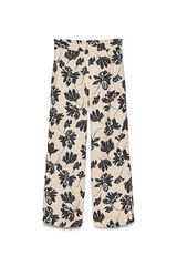 Vero Moda Cal&ccedil;a comprida estampada Tostado