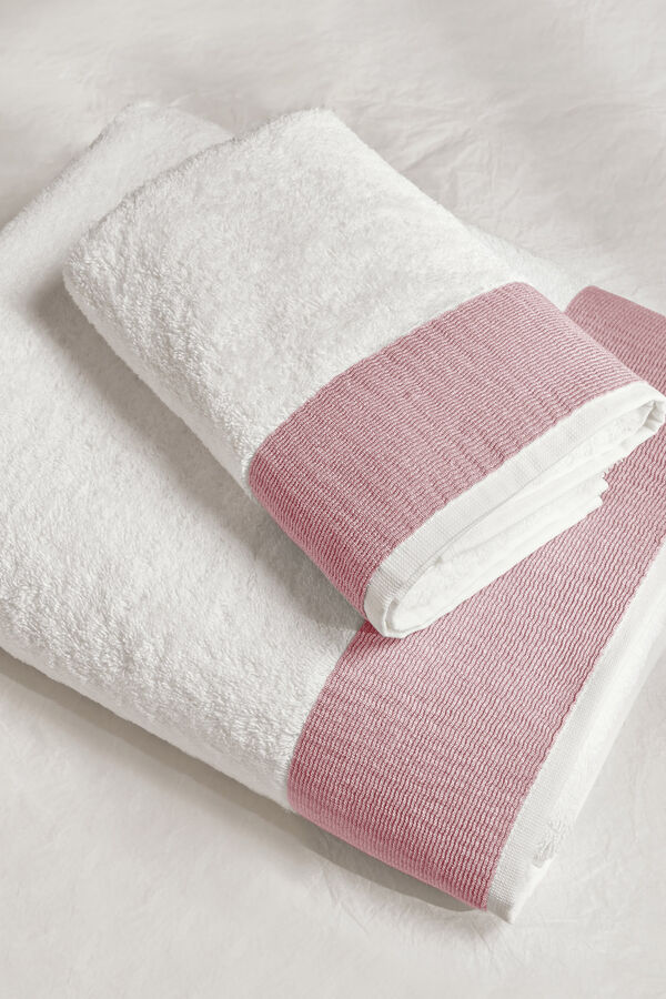 Cortefiel Aqua Sand 600 Hand Towel 90x150 cm Pink