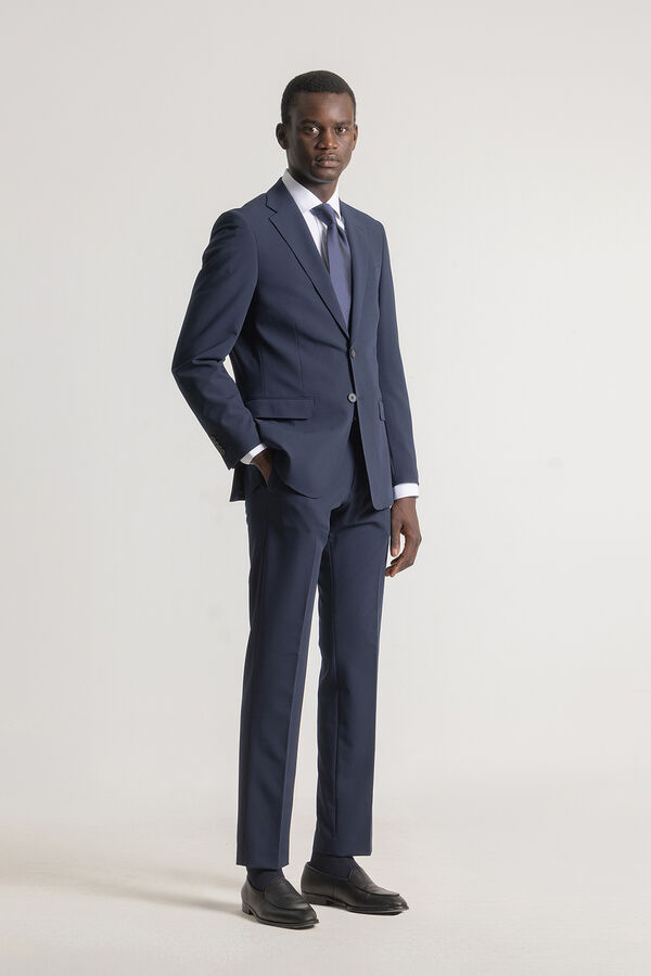 PuroEGO Terno estruturado Slim Fit Azul