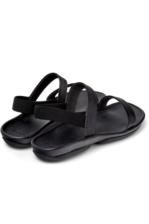 Camper Sand&aacute;lias de pele para mulher Preto