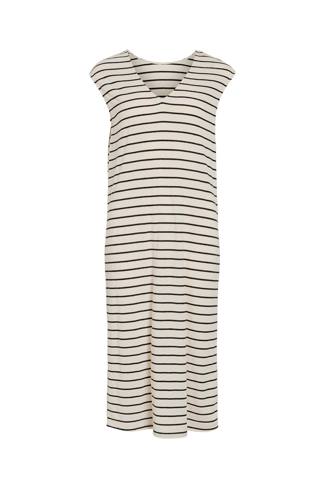 Vila Reversible cotton midi dress
