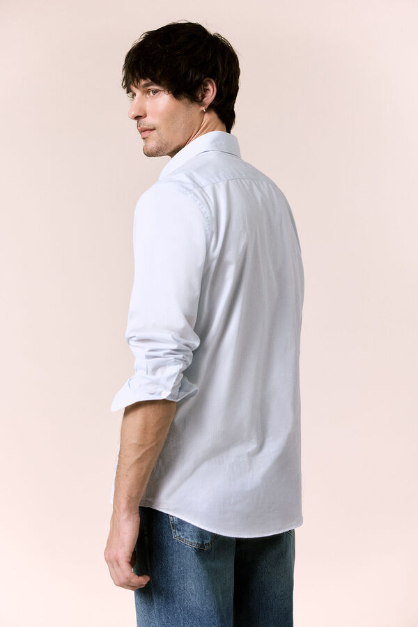 OOTO Poplin long sleeve shirt Blue