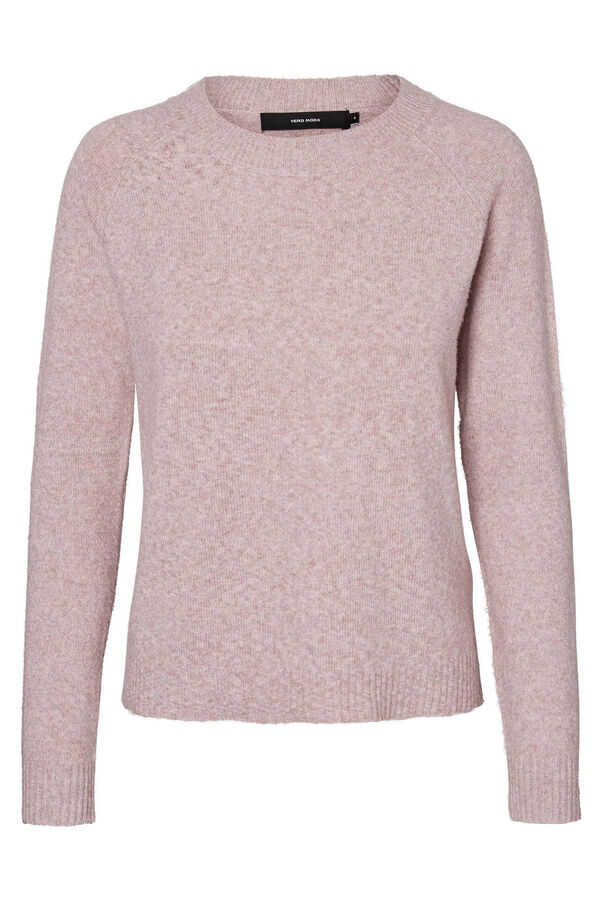 Cortefiel Basic knitted jumper Pink