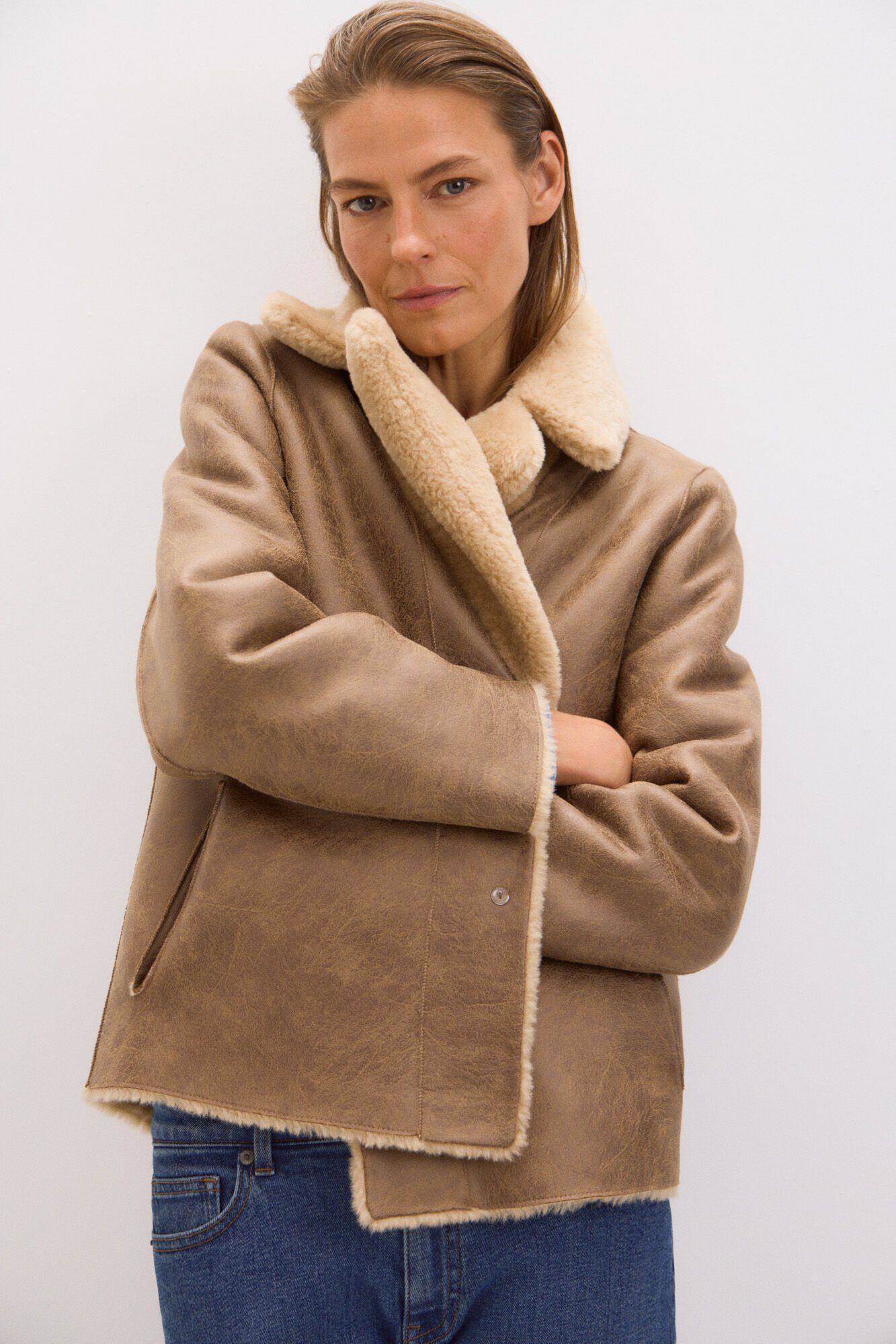 Reversible double-sided jacket | Women's jackets | Cortefiel