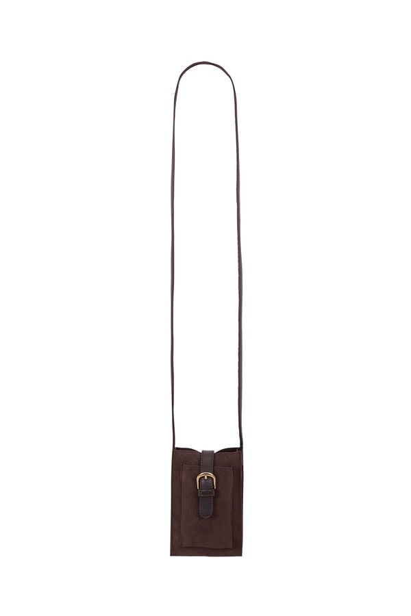 Cortefiel Two-tone phone case Dark brown