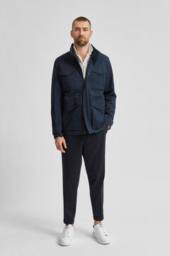 Cortefiel Pockets jacket Royal blue