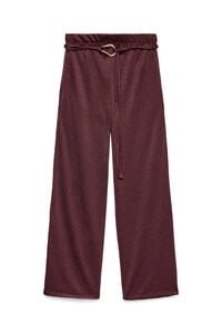 Vero Moda Calça comprida de malha com detalhe de fivela