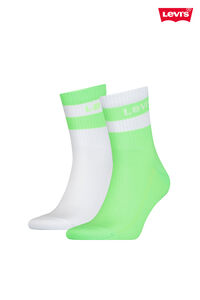 Cortefiel Pack de meias Levi’s® médias fluorescentes com riscas Verde