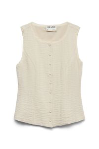 Vero Moda Top manga sisa abotonado